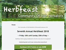 Tablet Screenshot of herbfeast.com